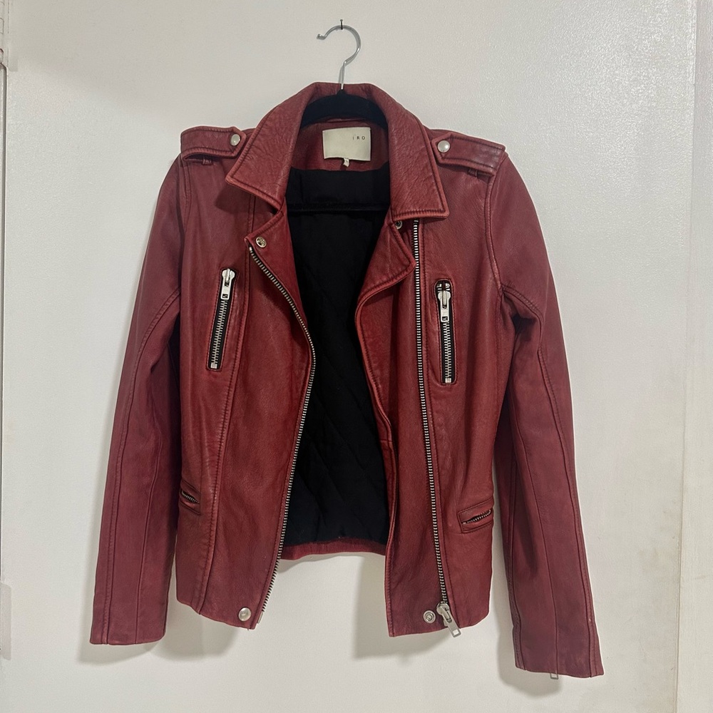 IRO Leather Moto Jacket